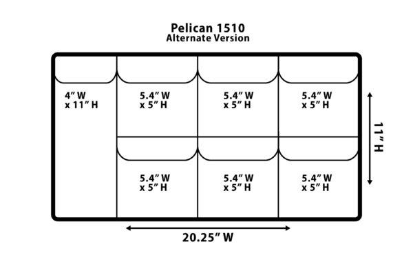 Pelican 1510 Alt with Long Pocket