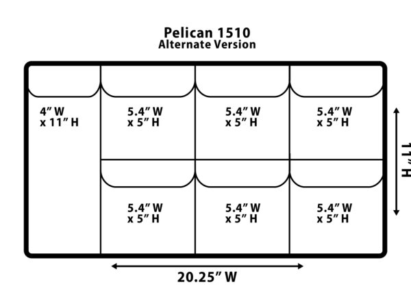 Pelican 1510 Alt with Long Pocket